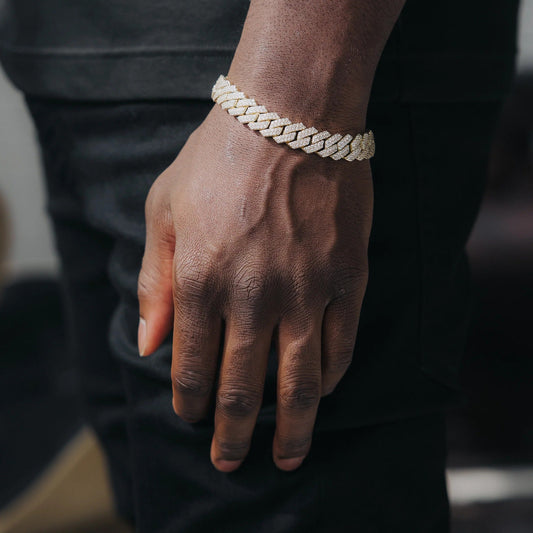 13mm Cuban Link Bracelet - Gold