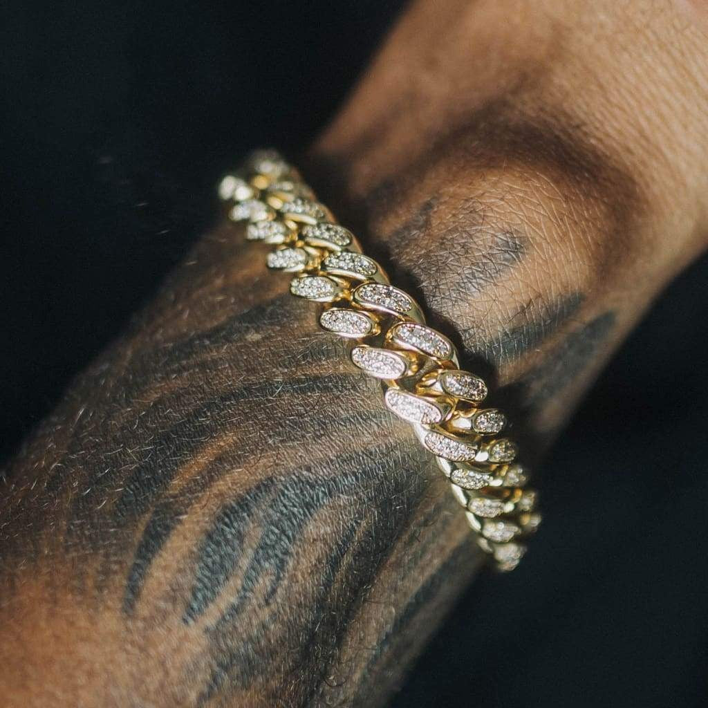 13mm Cuban Link Bracelet - Gold