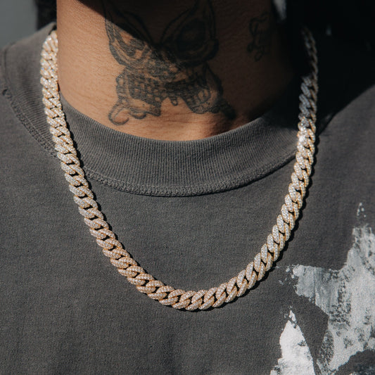 9mm Cuban Link Chain - Gold