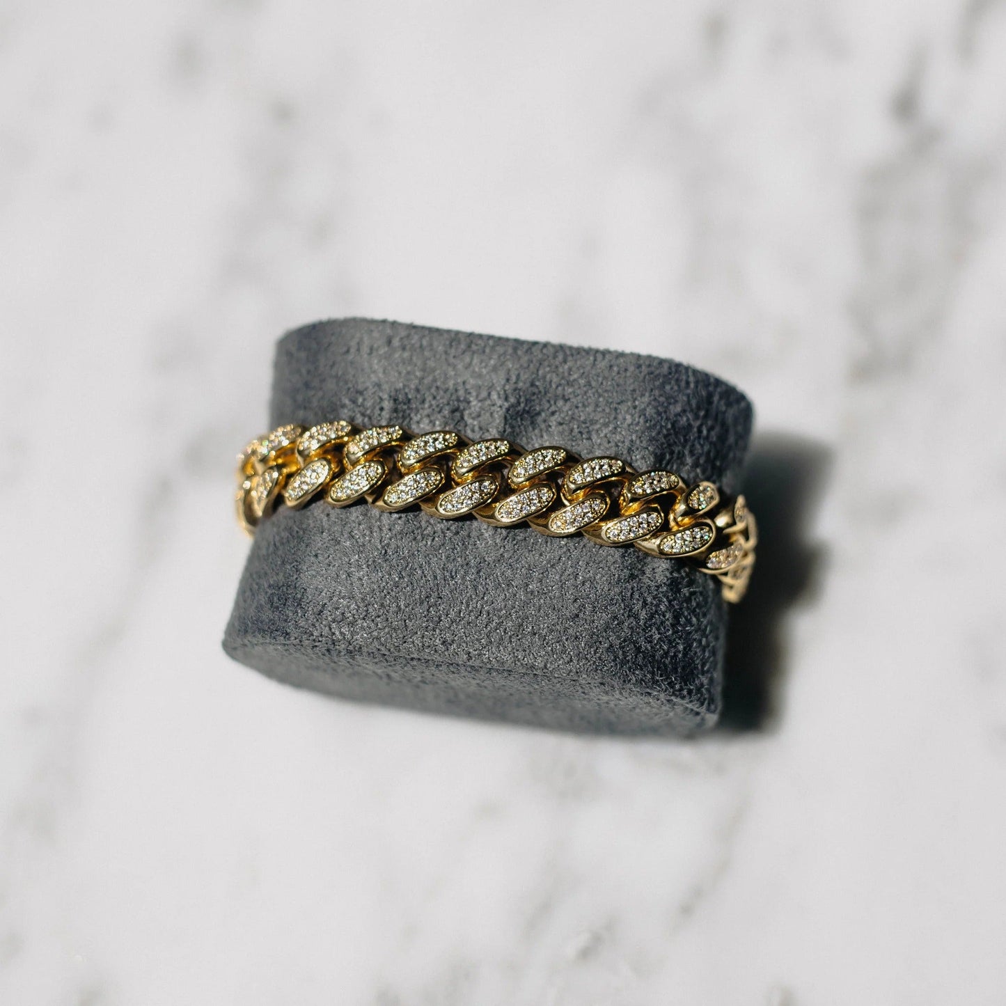 13mm Cuban Link Bracelet - Gold
